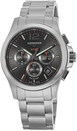 Longines Conquest V.H.P. Sort/Stål Ø42 mm L3.717.4.56.6