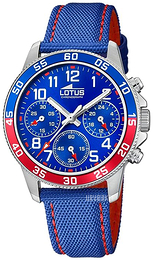 Lotus Junior Blå/Læder Ø36 mm 18581/4