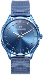 Mark Maddox Greenwich Blå/Tekstil Ø41 mm HC1008-37