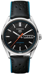 TAG Heuer Carrera Sort/Læder Ø41 mm WDA2110.FC6614