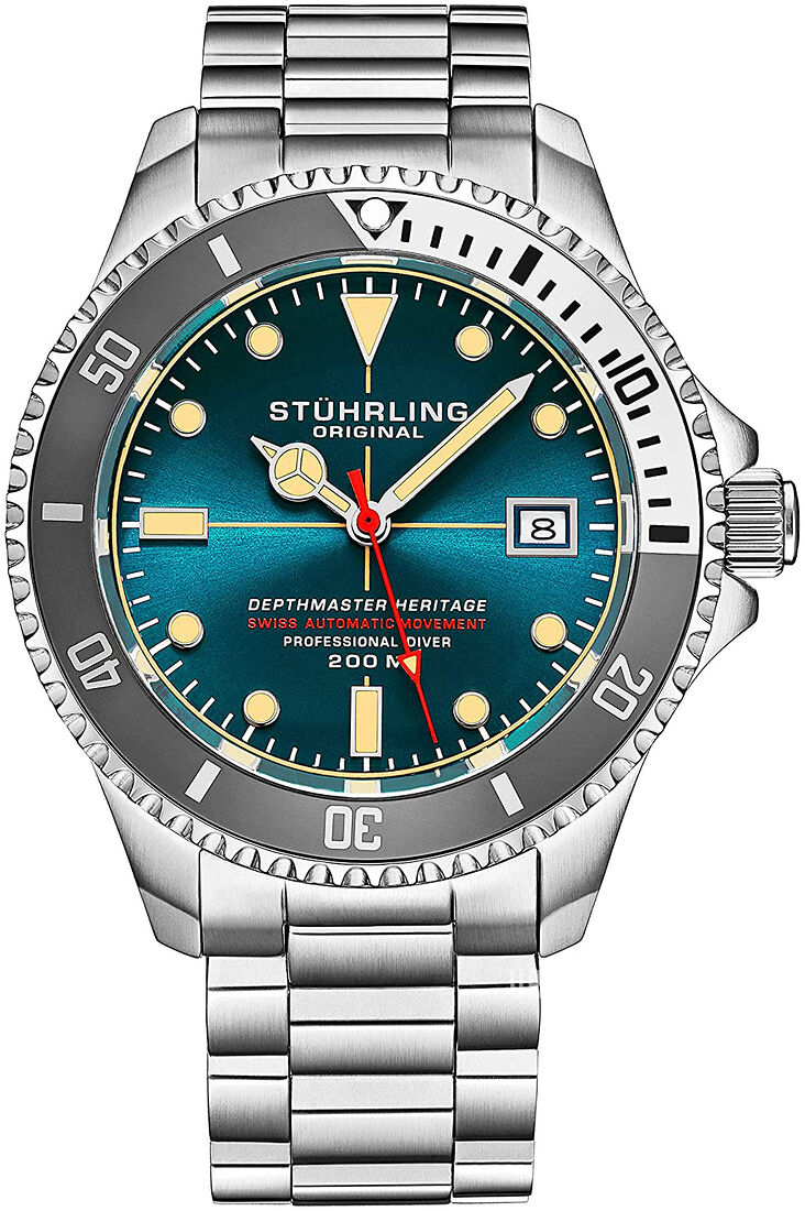 Stührling Original 883H.04 Depthmaster Heritage Ø42mm